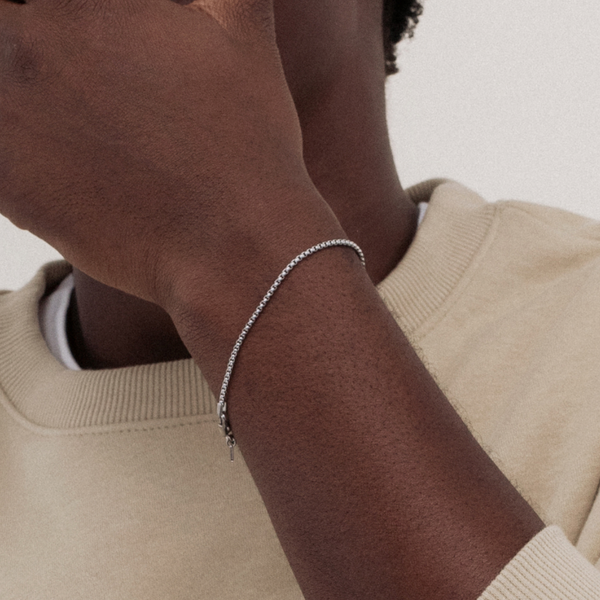 Round Box Chain Bracelet