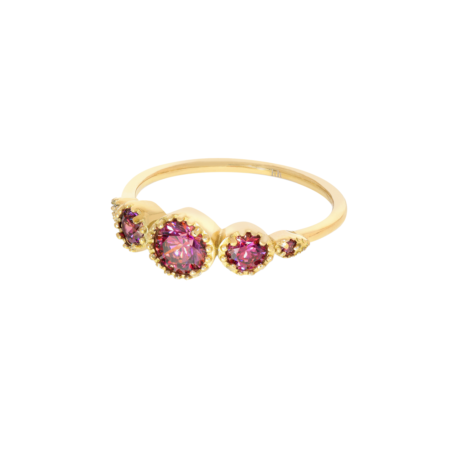 Serenity Burgundy Ring (6632177303665)