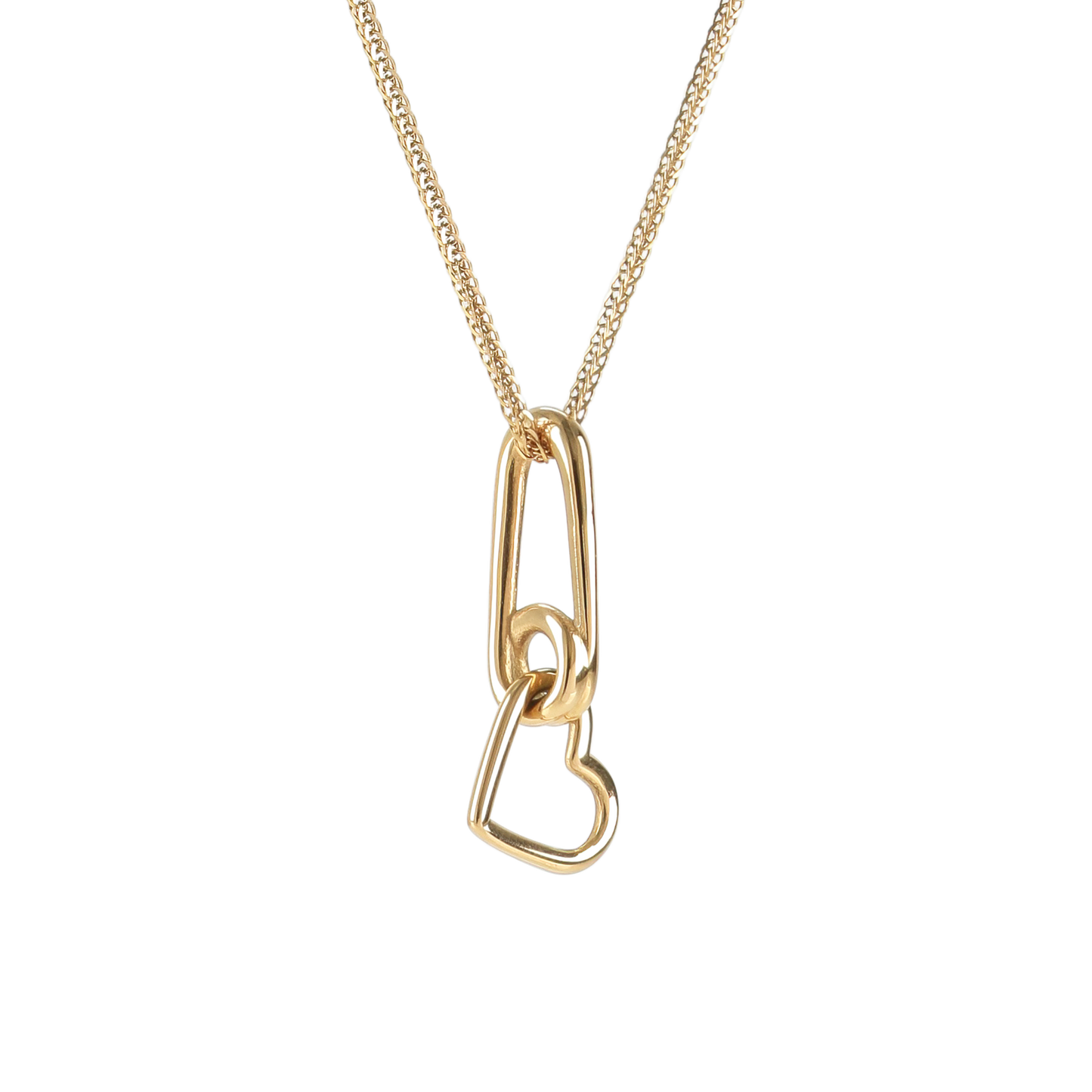 Looped Heart Necklace (8168864678156)