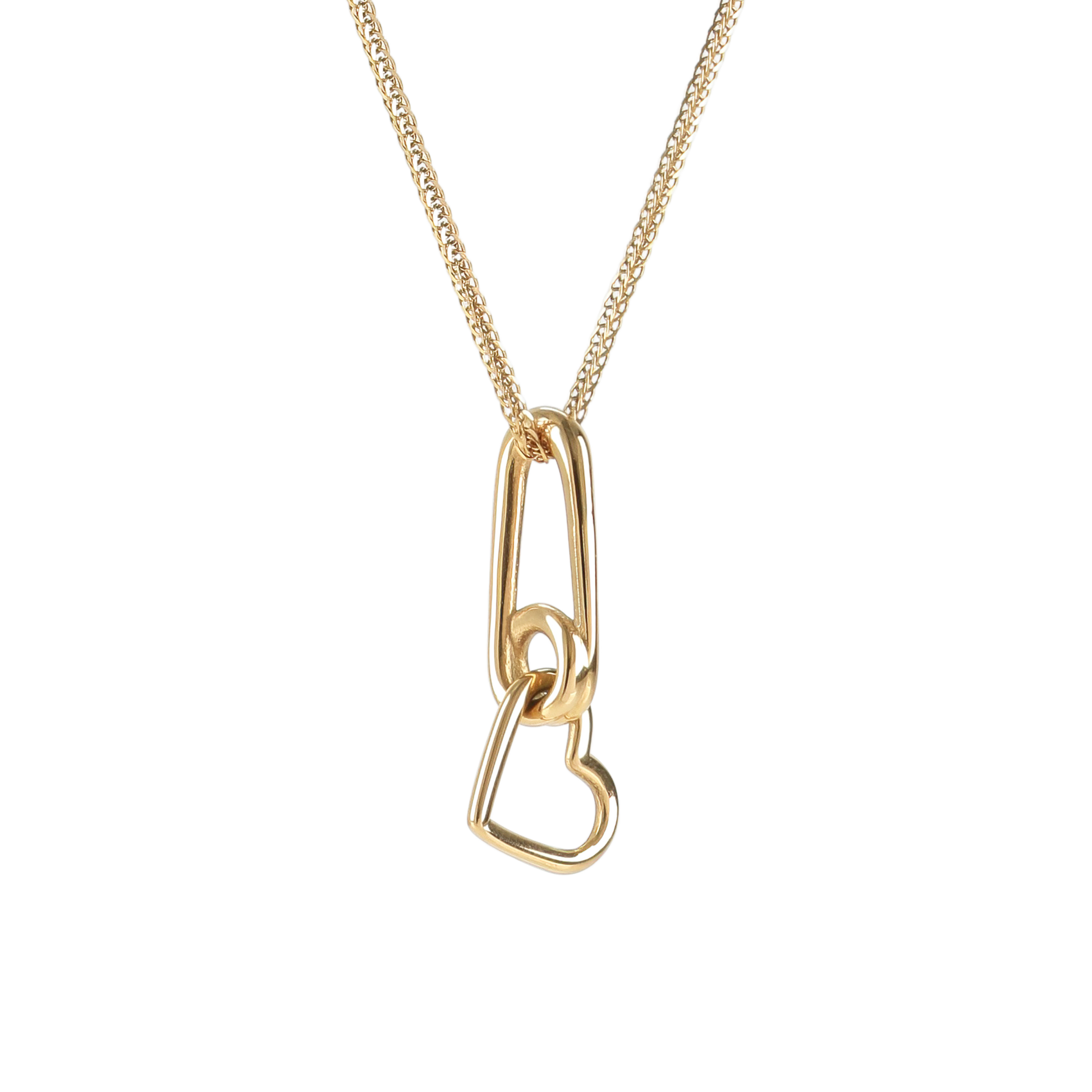 Looped Heart Necklace (8168864678156)
