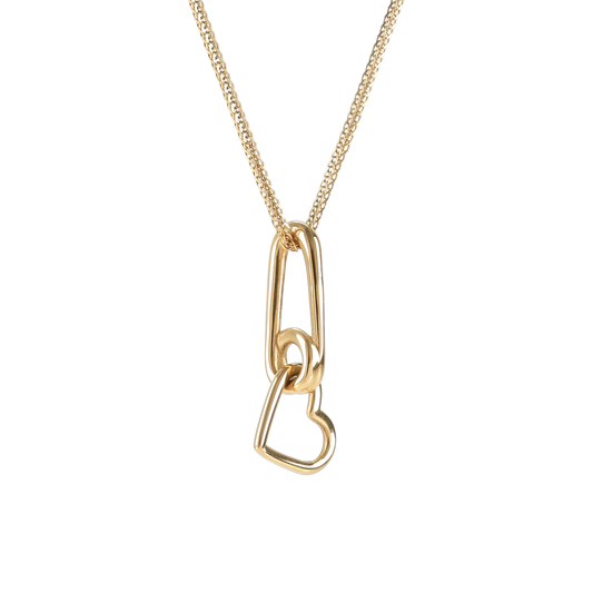 Looped Heart Necklace (8168864678156)