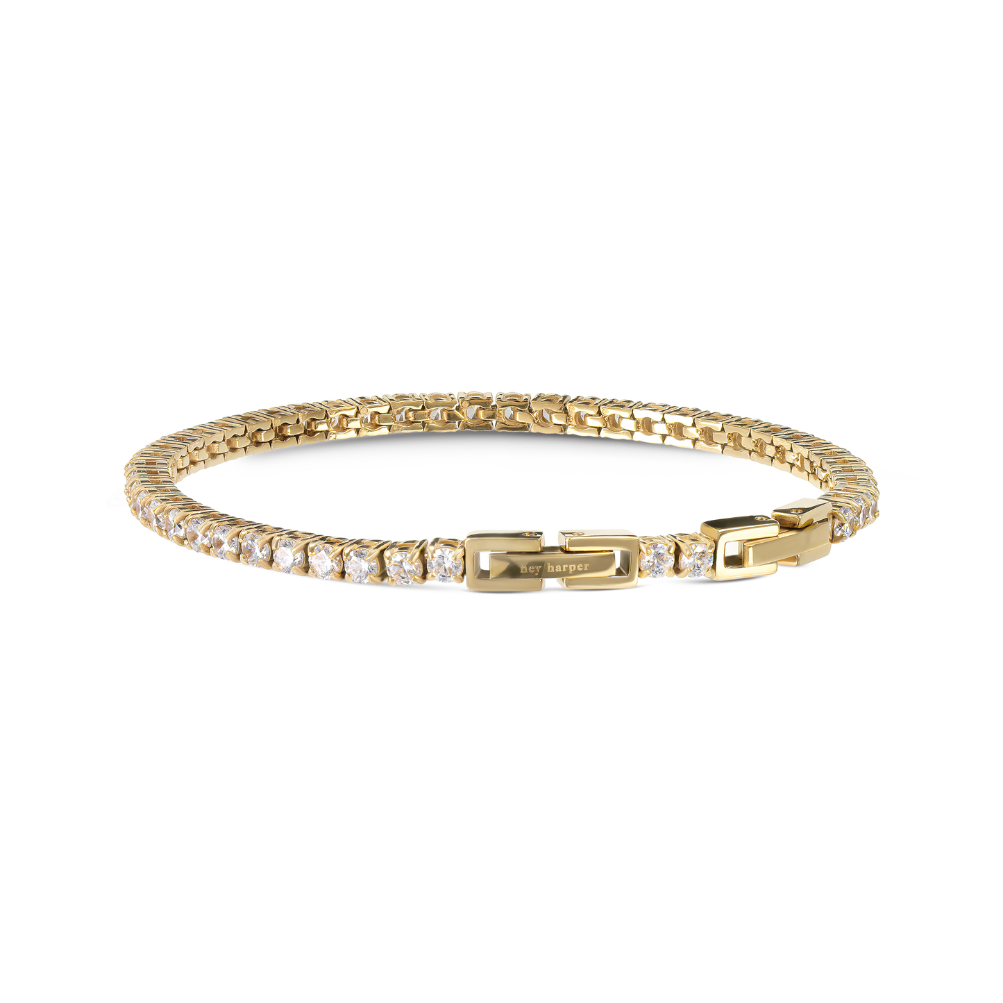 Aurea Clear Tennis Bracelet (8093306159372)