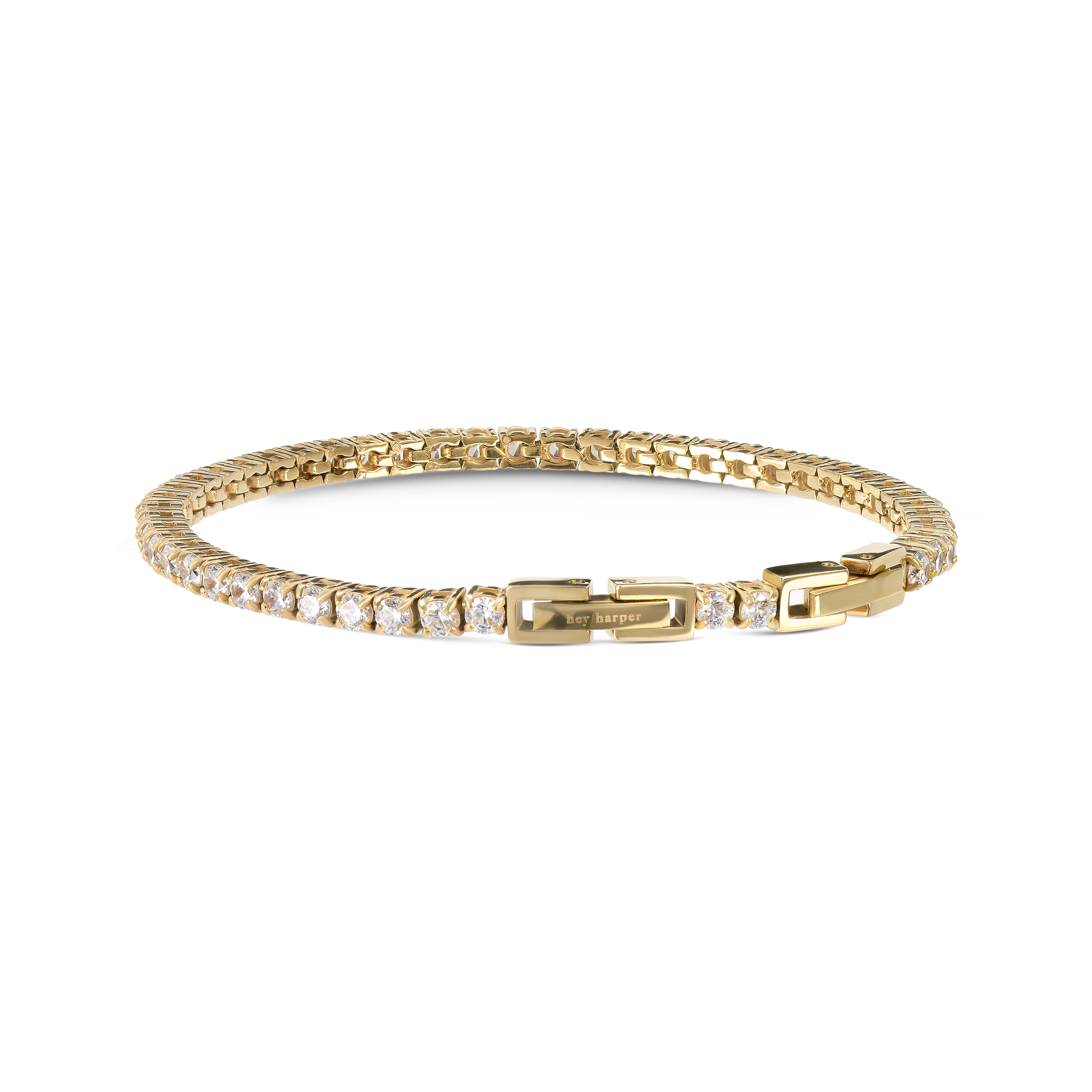 Aurea Clear Tennis Bracelet (8093306159372)
