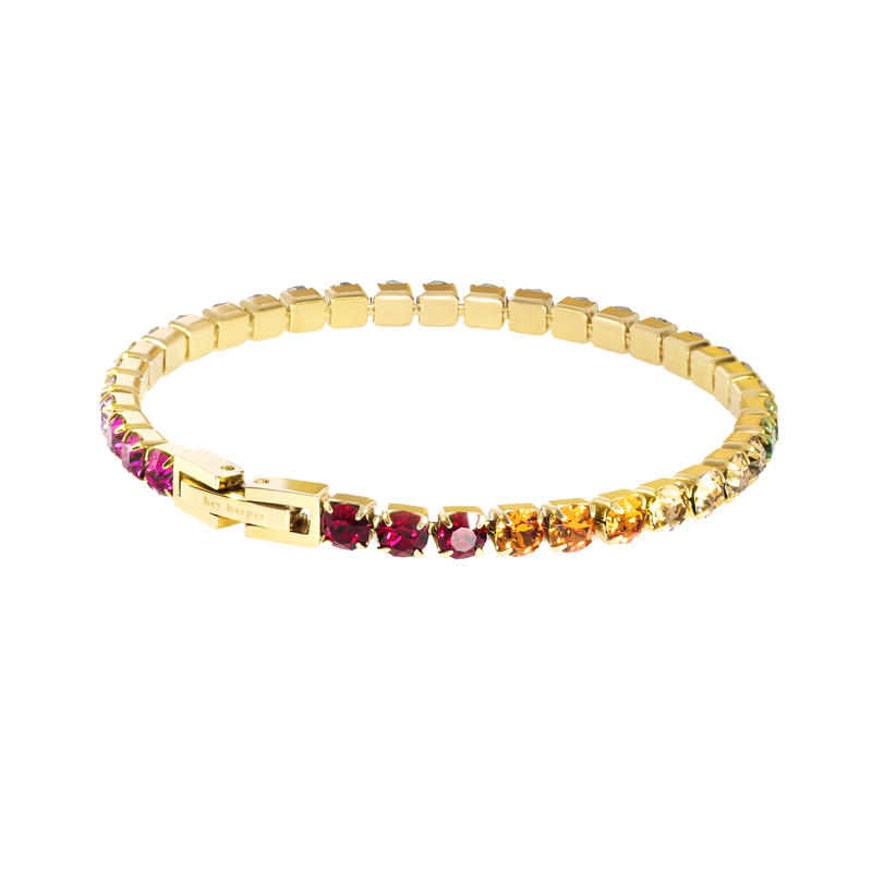 Serena Rainbow Tennis Bracelet (6658850127985)