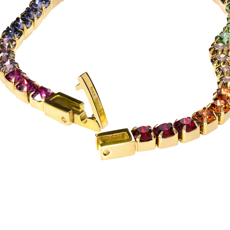 Serena Rainbow Tennis Bracelet (6658850127985)