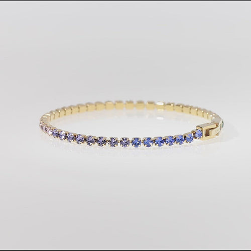 Aurea Aquamarine Tennis Bracelet