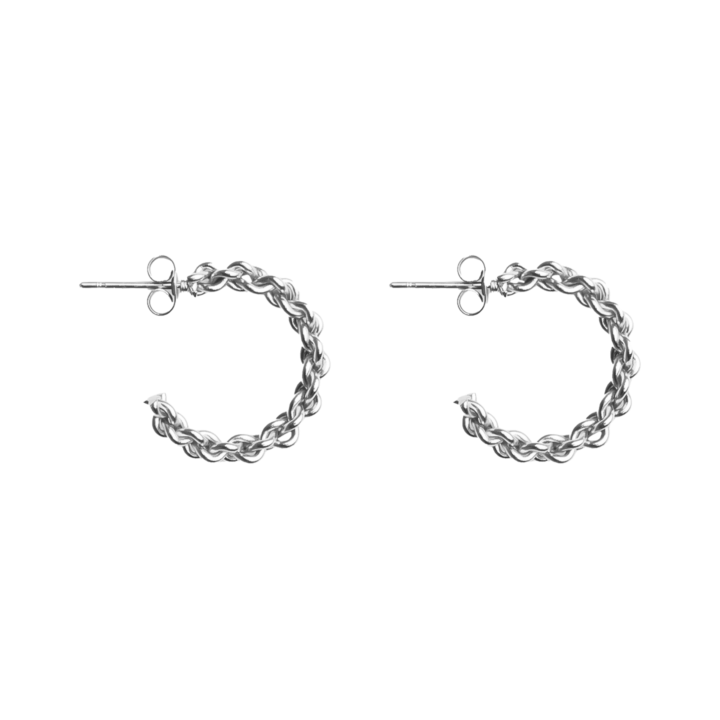 Bari Silver Earrings (6684669870193)