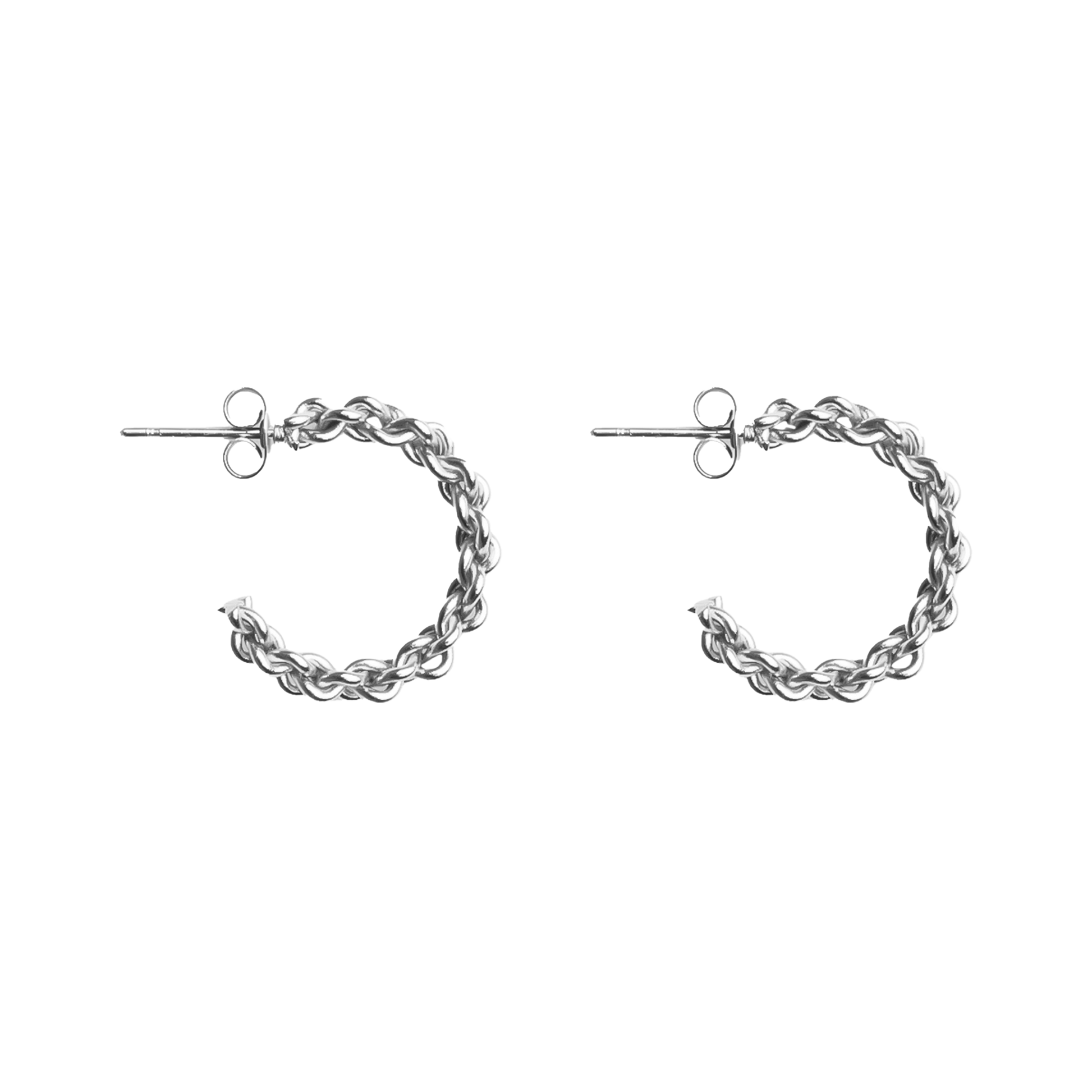 Bari Silver Earrings (6684669870193)