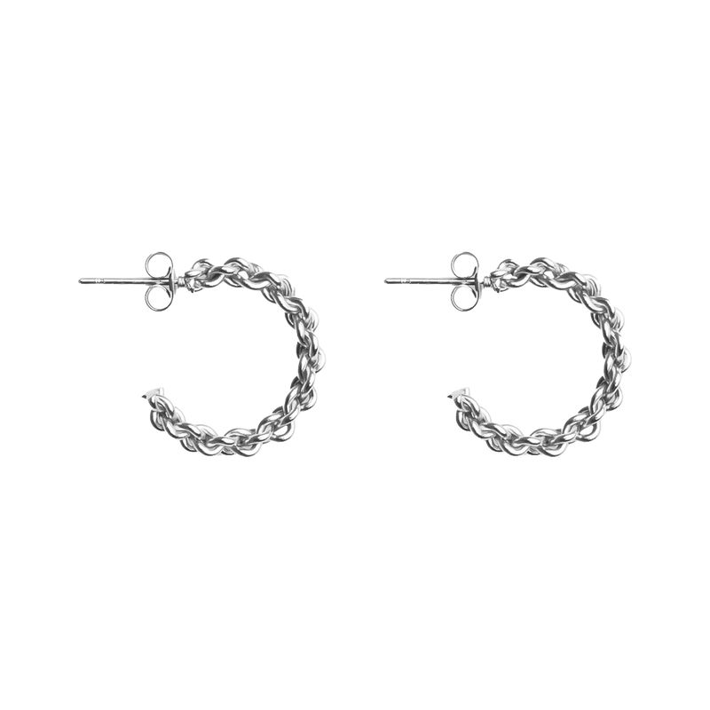 Bari Silver Earrings (6684669870193)