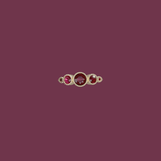Serenity Burgundy Ring