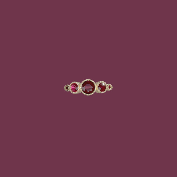 Serenity Burgundy Ring